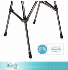 Stander Wonder Walker Lite Micro. Folding Space Saver. 6lbs. Cobalt Blue Color