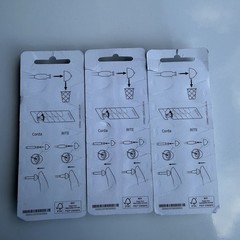 Oticon miniFit Bass 8mm Double Vent Hearing Aid Domes 3 Packs Genuine NEW