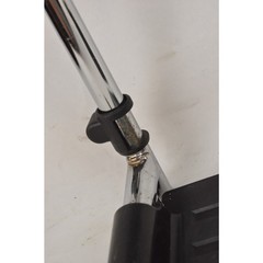 Invacare T94HC-3778 Adjustable Clip-On Footrests Pair Chrome For Wheelchair