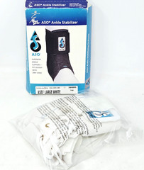 Med Spec ASO Ankle Stabilizer Brace, White, Large, Right or Left, Open Box