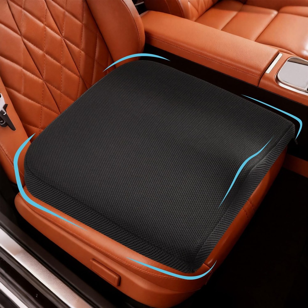 Car Seat Cushion for Driving, Office Chair Cushions with Removable Cover, Non…