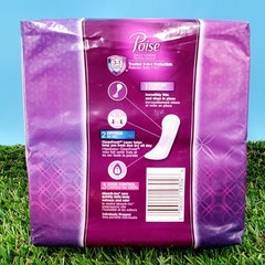 (2) Poise Pads 30 (Regular Length -Light) & Liners 44 (Long Length -Very Light)