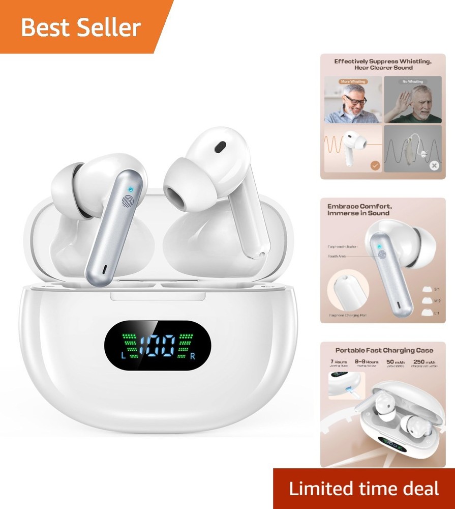 Effortless Listening with Rechargeable In-Ear Hearing Aids – Bluetooth Enabled