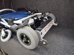 ZINGER 08300 BLU 02 Folding Power Chair, 275lbs Capacity*