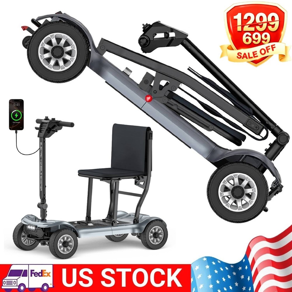 [Pro] Ultra-Lightweight Electric Mobility Scooter for Seniors Electric-Scooter