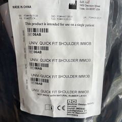 DJO Universal Shoulder Immobilizer Quick-Fit with Abduction Pillow Aircast