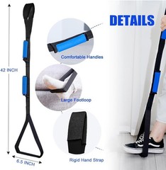 42-Inch Ergonomic Leg Lifter with Large Foot Loop for Post-Surgery Mobility Aid