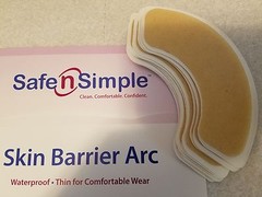 Safe N Simple SNS20630 Ostomy Skin Barrier Arc Waterproof Flange Extender (10pc)