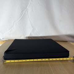 18” x 16” x 2” Foam Seat Cushion with Removable Black Zippered Cover