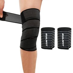 Versatile Elastic Compression Knee & Ankle Bandages for Sports & Everyday Use