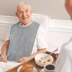 Waterproof Bibs for The Elderly Large Adult Towel Bibs Saliva Towels Dirt-proof