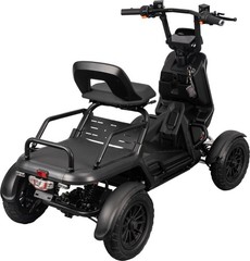 Heavy Duty 4-Wheel Electric Mobility Scooter for Adults with Cargo Platform 500W