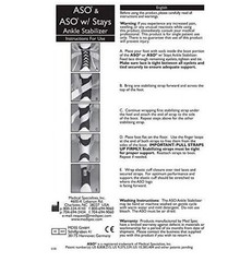 Med Spec ASO Ankle Stabilizer – Black, Size XXLG