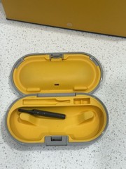 PHILIPS HEARLINK Hearing aid ‘Gray & Yellow’ OEM CASE + Charger And BOX ONLY