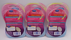 3 Pair of Dr. Scholl’s DreamWalk Heel Liners – Clear Liner