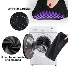 Gel Seat Cushion XL – Cooling Honeycomb Pad for Office Chair & Car Seat