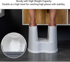 Water Proof Shower Chair with Thickened Plastic | High Load Capacity anti Slip B