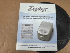 Zephyr by Dry & Store Hearing Instrument Aid Dryer Dehumidifier Storage System