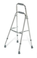 Medline Sidestepper Adult Hemi Walker Chrome Aluminum 250 LB Capacity 1 Count