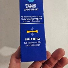 Powerstep Original Full Length Arch Orthotic Insole Size A M4-4.5 W6-6.5