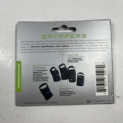 4 Gryppers Support And Performance Gryp Tape 5 Single Use Pre-Cut Universal Fit