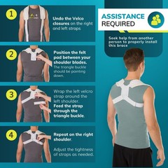 Figure 8 Clavicle Support Brace – Posture Corrector for Men & Women, Shoulder St