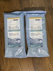 2 pks of 8 Stryker Sage Bath Hygienic Full-Body Washcloths Fragrance Free #7988