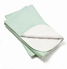 4 REUSABLE WASHABLE UNDERPADS BED PADS 34×36 HOSPITAL GRADE INCONTINENCE GREEN