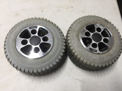 Hoveround MPV5 Electric Chair Mobility Scooter Wheels Rims (Still Have Nubs)