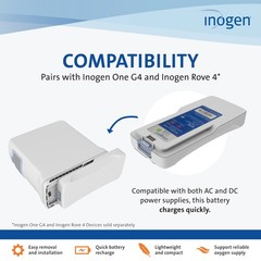 Inogen Standard (4-cell) Battery – for the Inogen Rove 4/Inogen One G4 – Up to 2