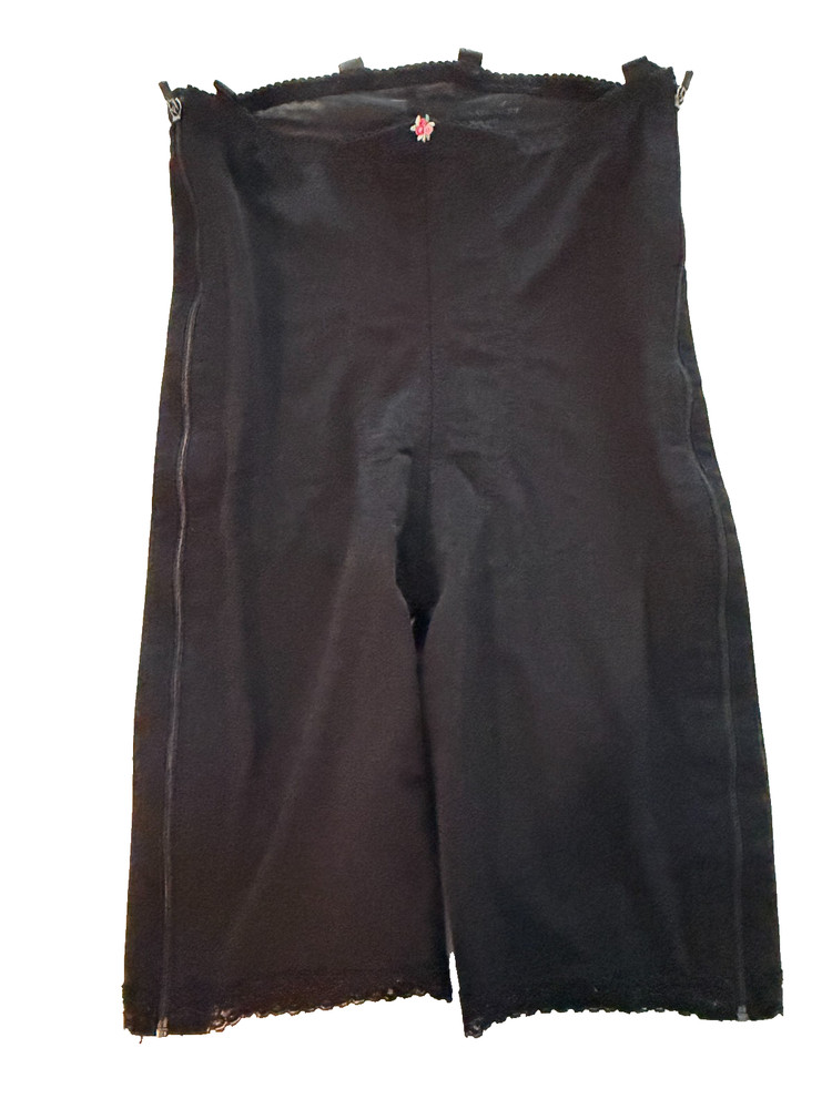 Design Veronique 853 Abdominal Compression Girdle Open Crotch Black Size 3XL