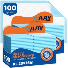 100 Count Disposable Bed Pads 23 x36 Premium Adults Incontinence Chucks