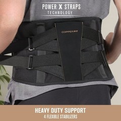 Lower Back Brace For Lumbar Ultra Back Support Copper Fit X (2XL/3XL)