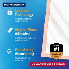 Curera Chucks® Premium Disposable Underpads 30″x36″ [100-Count] Ultra Absorbent