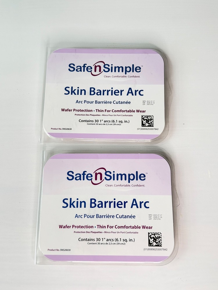 4 Safe N Simple SNS20630 Skin Barrier Arcs 1″ (4×30-Pack=120 pieces total)