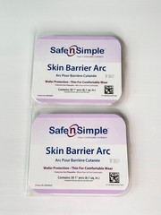 4 Safe N Simple SNS20630 Skin Barrier Arcs 1″ (4×30-Pack=120 pieces total)