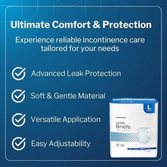 McKesson Ultra Briefs Large 72 Count Heavy Absorbency