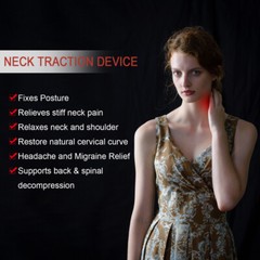 Traction Decompression Device Neck Shoulder Pain Relief Cervical Support Pillow