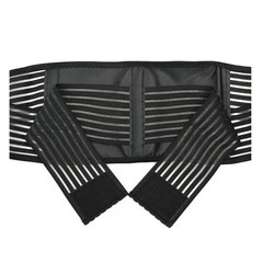 Adjustable Neoprene Double Pull Lumbar Support Lower Back Belt Brace Pain Relief