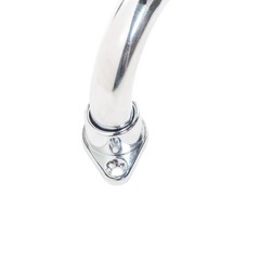 AquaSense 16” Knurled Chrome Grab Bar with Rotating Flange Model 785-132