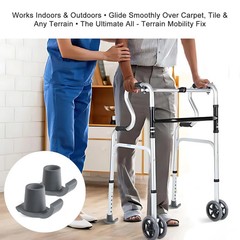 CHYEOLUA Walker Ski Glides, Universal Fit Folding Walkers, Easy Install Durable