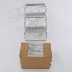 Aluminum Alloy Scissor Stairs Foldable Step Ladder 2 Steps Ladder for RV/Camper