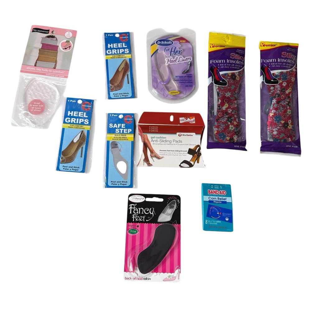 Dr Scholls Gel Heel Liners (Stylish Step) Lot of Heel Liners Cushions 8pc