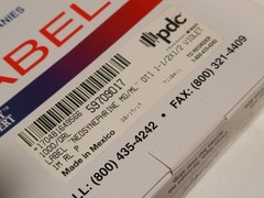 Asstd PDC Healthcare, Delta, other medical hospital labels, %/Biohazard/IV/more