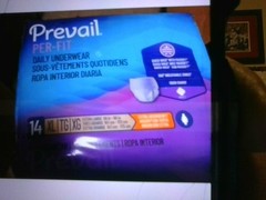 prevail XL Pull ups Extra absorbency disposable underwear 4 bags of 14
