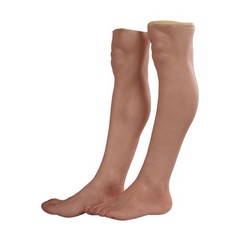 Silicone Prosthetic Leg Cover Foot Sleeve Realistic Lifelike Skin