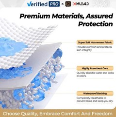 10 Disposable Adult Incontinence Diaper-Maximum Absorbency, Wetness Indicator.