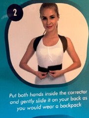 Adjustable for Improved Posture Corrector Upper Back Support Brace Size Medium