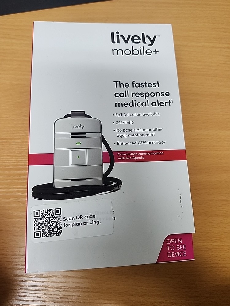 Lively Mobile Plus Medical Alert Device – New Sealed Box