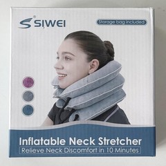 Portable Adjustable Neck Traction Pillow for Instant Pain Relief – 12-17″ Size
